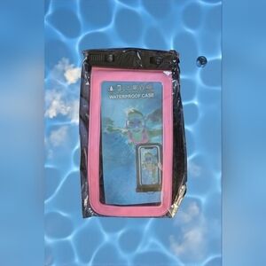Universal Waterproof Phone Case Color Pink (New)